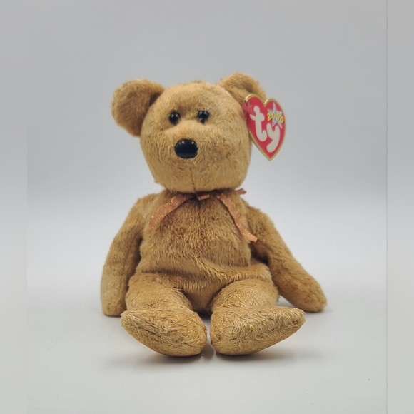 TY Beanie Baby - CASHEW the Bear (8.5 inch) - Picture 1 of 4